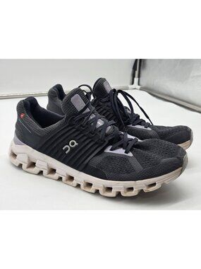 On Cloudswift Shoes Womens Size 10 Black Mesh Running Sneakers CloudTec Athletic